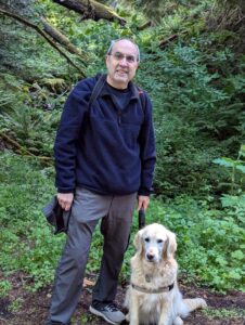 Mark & Penny hiking the Salmon River trail
