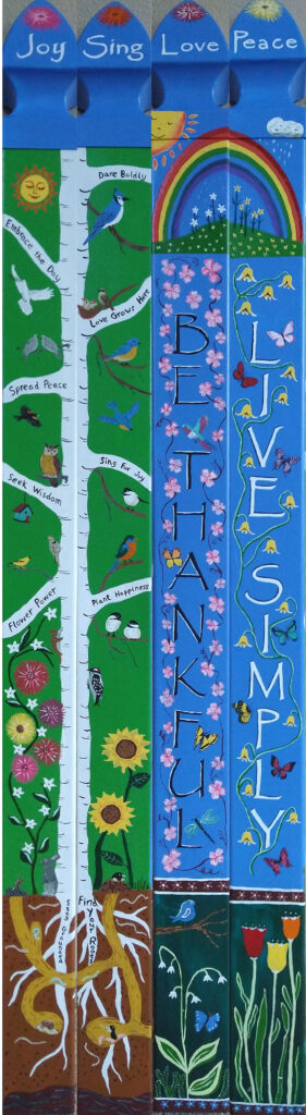 Garden Art Pole Design